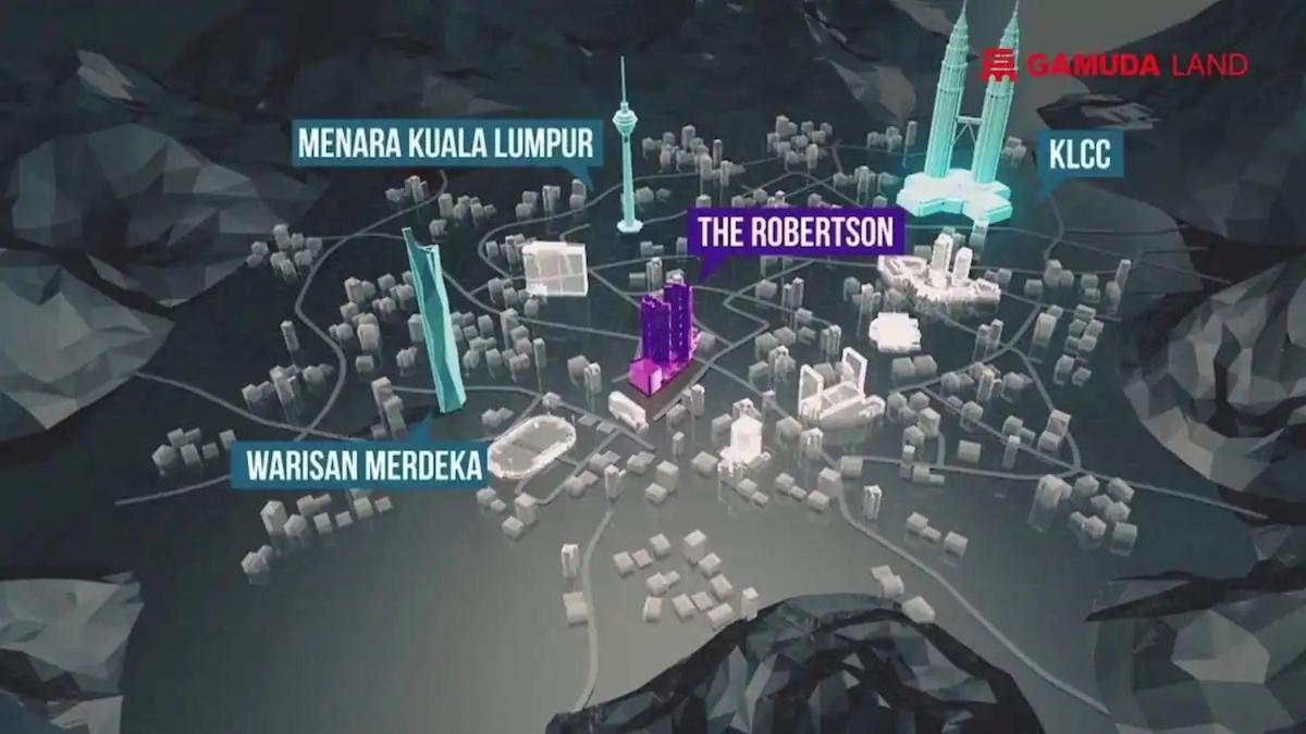 Meta @ Robertson Kl Bukit Bintang Leilighet Kuala Lumpur Eksteriør bilde